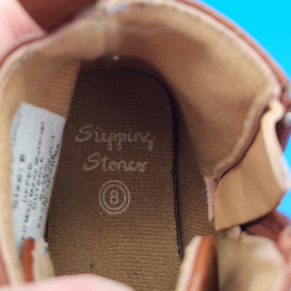 Stepping Stones Grey/Brown‎ Toddler Duck Boots size 8 - Picture 11 of 11